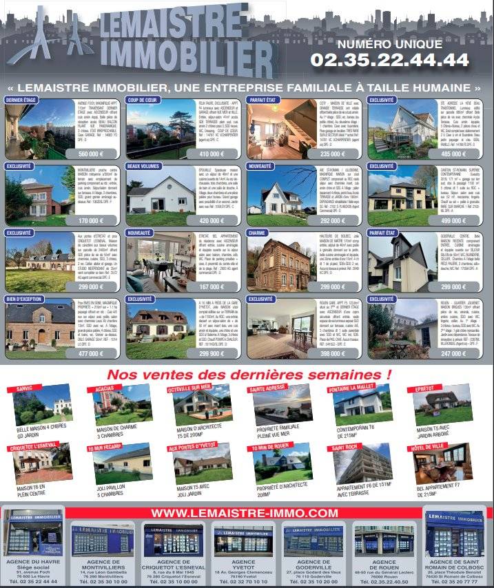 agence immobilière lemaistre immobilier